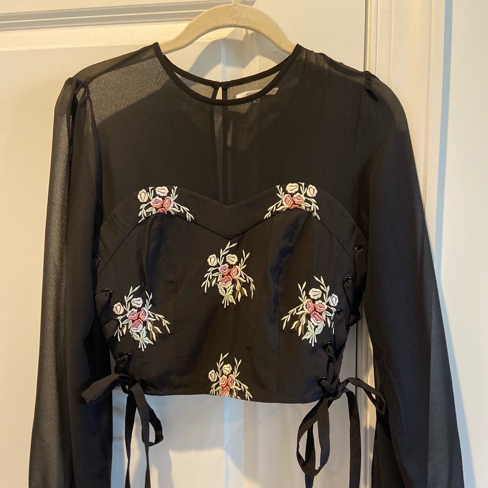 Tularosa Floral Embroidered Blouse